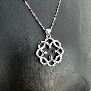 Sterling Silver Celtic‎ Knot Pendant Necklace